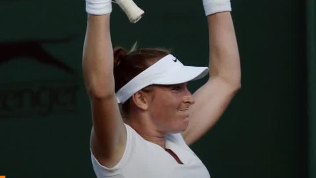 American Madison Brengle upsets No. 11 Petra Kvitova at Wimbledon