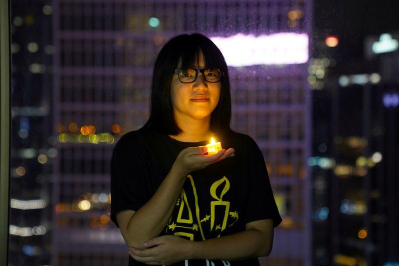 Hong Kong organiser of Tiananmen vigil released on bail