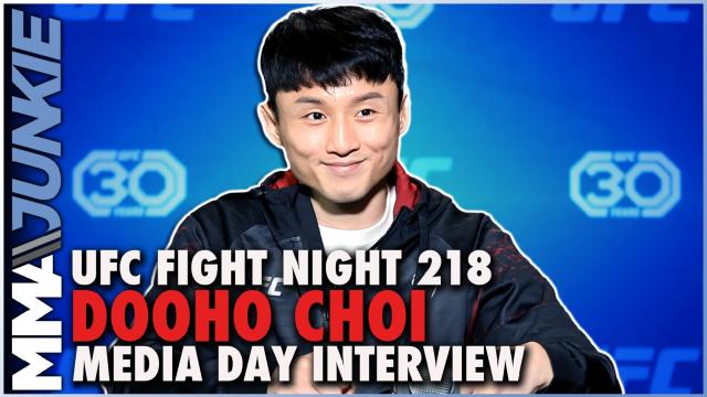 Dooho Choi excited to show off improvements at UFC Fight Night 218 after three-year layoff