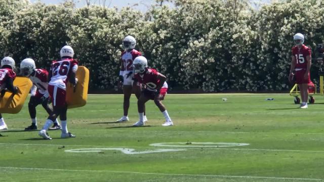 Arizona Cardinals RB Keontay Ingram (No. 30), in practice May 13, 2022