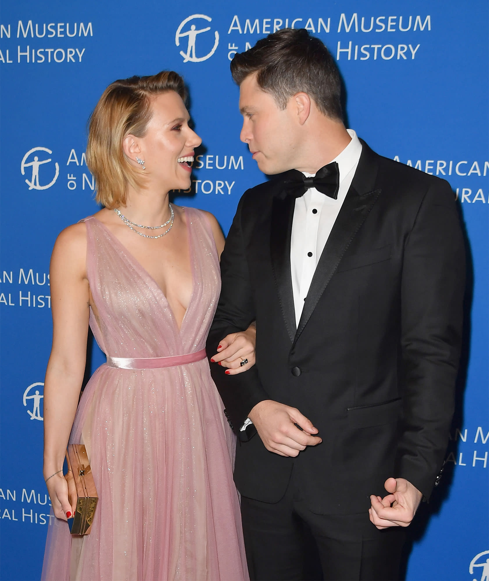 Scarlett Johansson And Colin Jost Have Sweet Date Night At Same Gala Where They Went Public