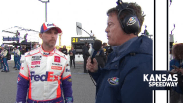 Denny Hamlin’s day ‘average’ at Kansas