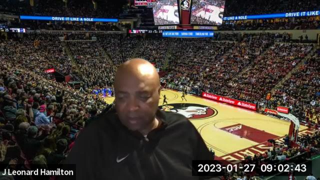 Watch: Florida State men's basketball coach Leonard Hamilton talks before Clemson game