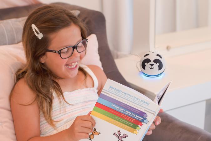 Amazon Alexa Reading Sidekick with Echo Dot speaker