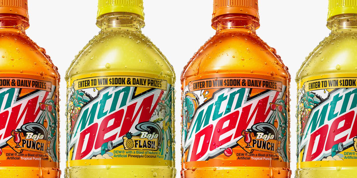 Mountain Dew Has 2 New Baja Blast Flavors That Are As Summery As It Gets - good mt dew code for roblox