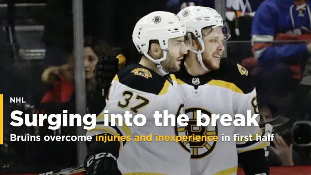 Bruins overcome injuries, inexperience to soar into break