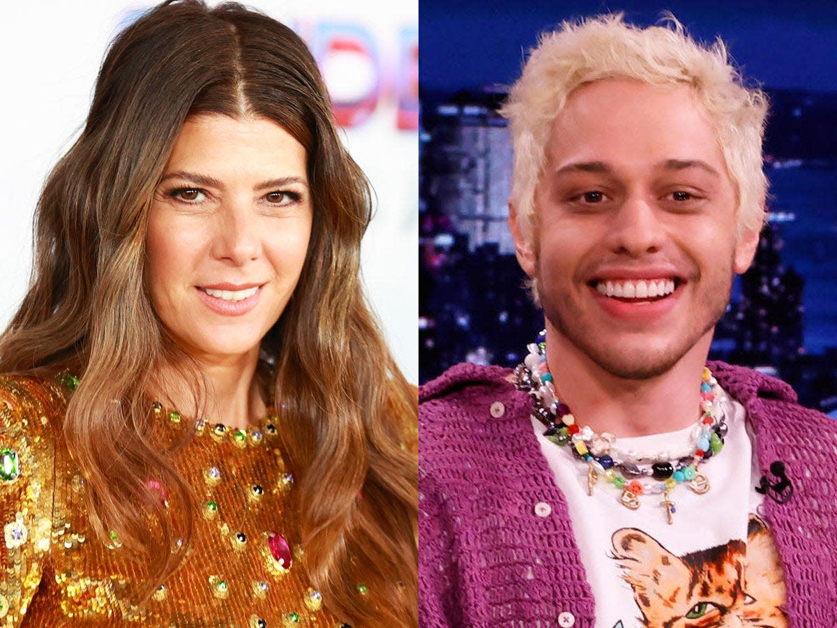 Marisa Tomei says she recently reached out to costar Pete Davidson after realizi..