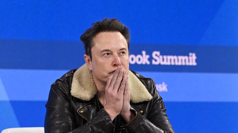 NEW YORK, NEW YORK - NOVEMBER 29: Elon Musk speaks onstage during The New York Times Dealbook Summit 2023 at Jazz at Lincoln Center on November 29, 2023 in New York City. (Photo by Slaven Vlasic/Getty Images for The New York Times)