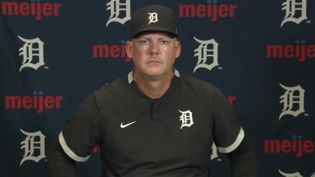 AJ Hinch explains Detroit Tigers, Chicago White Sox scrum in ninth inning