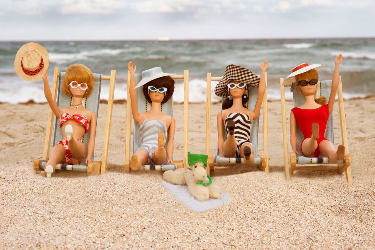 These Fabulous Photos of Vintage Barbies Living Our Dream Beach Life Are  Everything