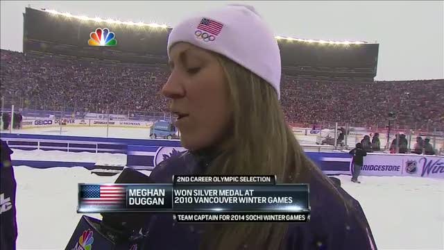 Jeremy Roenick interviews Meghan Duggan