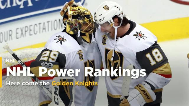 NHL Power Rankings: Here come the Golden Knights