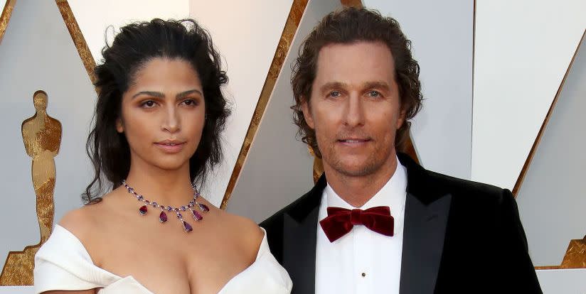 Matthew McConaughey just gave a rare interview about his wife Camila Alves