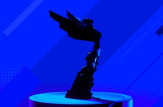 The Game Awards 2021 trophy