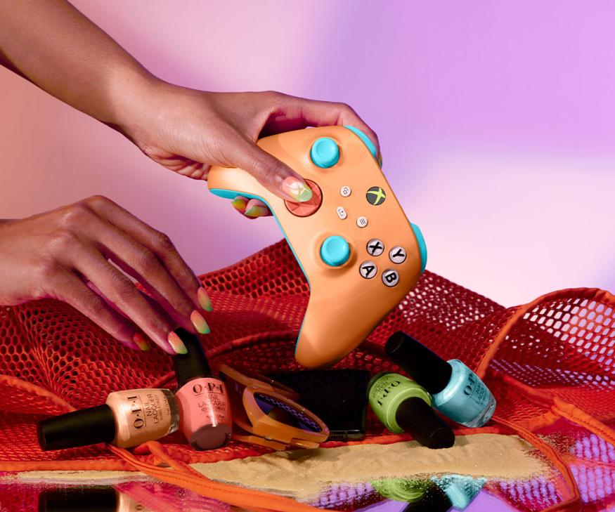 Xboxs Sunkissed Vibes Opi Collaboration Controller Makes Me Want To