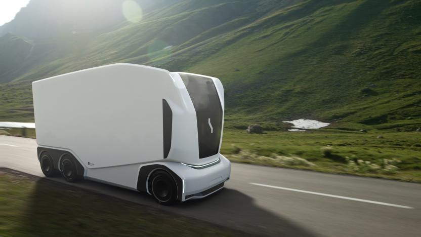 Einride's AET electric delivery truck