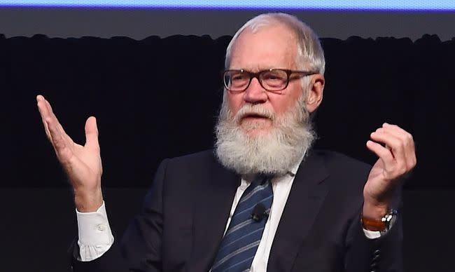 David Letterman Has No Plans To Shave His Beard, Despite His Family's Protests - Yahoo News