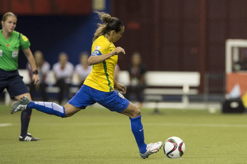 Record For Marta As Brazil France Get World Cup Wins