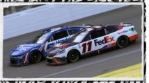 Look back: Hamlin and Larson’s battle from 2023 Kansas spring race