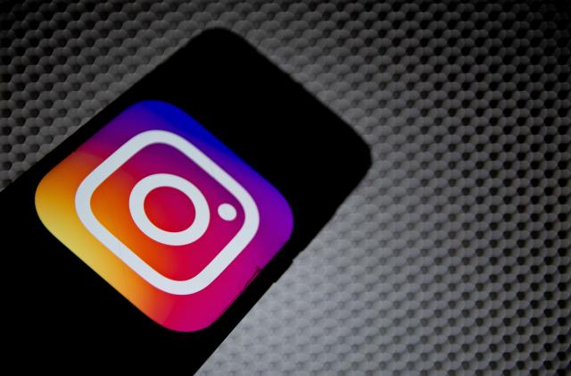 In this photo illustration Instagram logo is displayed on a smartphone screen in Athens, Greece on April 13, 2021 (Photo Illustration by Nikolas Kokovlis/NurPhoto via Getty Images)