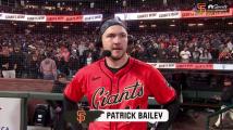 Bailey praises Giants' pitching after walk-off homer vs. Pirates