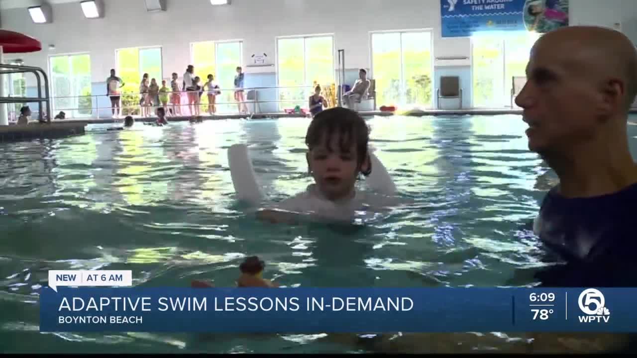 Adaptive swim lessons in demand in South Florida