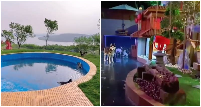 Chinese man spends $51,000 building a luxurious mansion with AC and swimming poo..