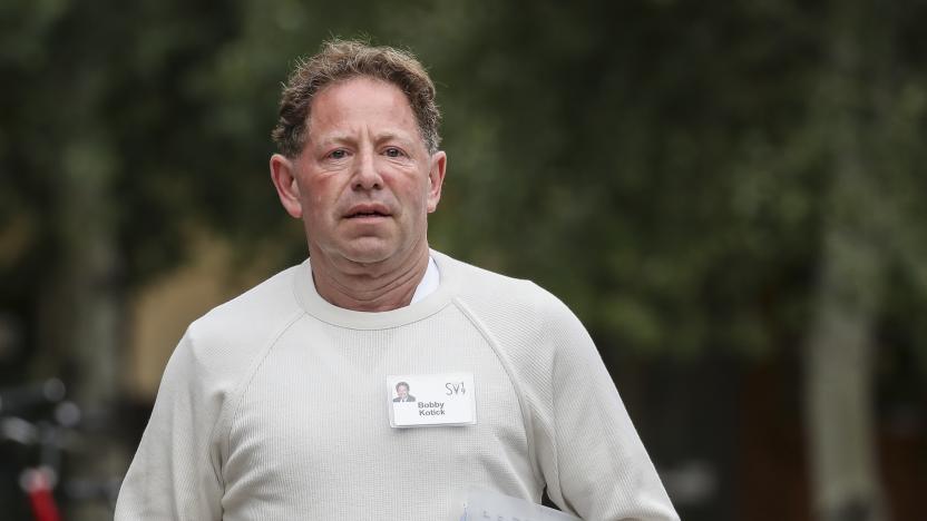 SUN VALLEY, ID - JULY 10:  Bobby Kotick, chief executive officer of Activision Blizzard, attends the annual Allen & Company Sun Valley Conference, July 10, 2019 in Sun Valley, Idaho. Every July, some of the world's most wealthy and powerful businesspeople from the media, finance, and technology spheres converge at the Sun Valley Resort for the exclusive weeklong conference. (Photo by Drew Angerer/Getty Images)