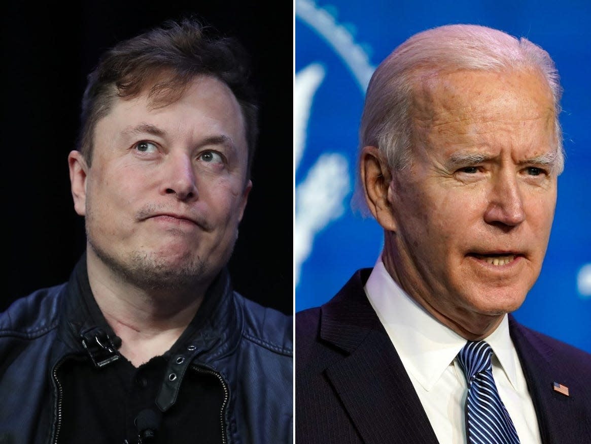 Elon Musk sa vysmieva „spiacemu“ Bidenovi za to, že negratuloval k celej civilnej posádke SpaceX