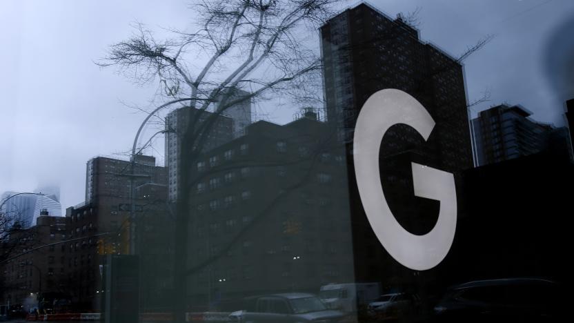 NEW YORK, NEW YORK - JANUARY 25: Google sign is displayed at the company offices on January 25, 2023 in New York City. The U.S. Justice Department and a group of eight states sued Google accusing it of illegally abusing a monopoly over the technology that powers online advertising. (Photo by Leonardo Munoz/VIEWpress)