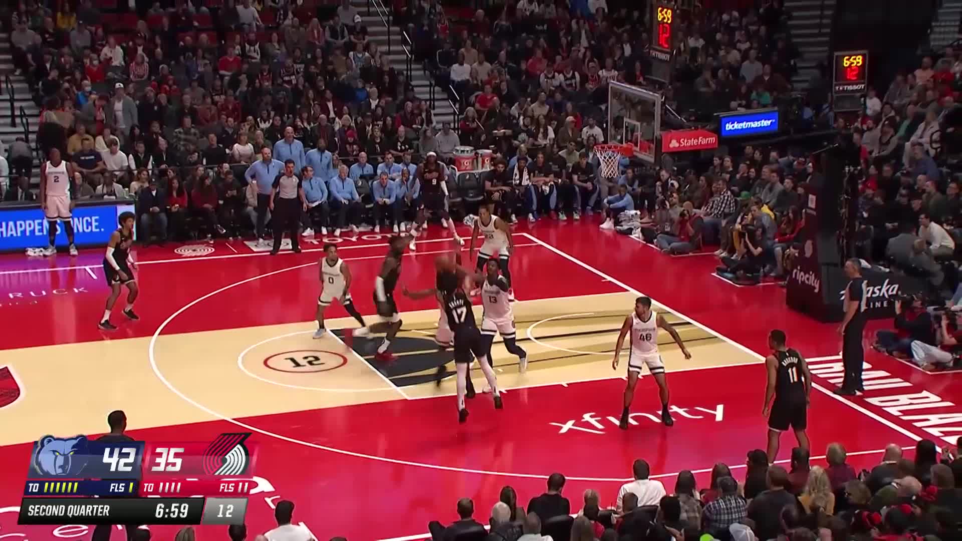 Grizzlies vs Trailblazers Game Highlights