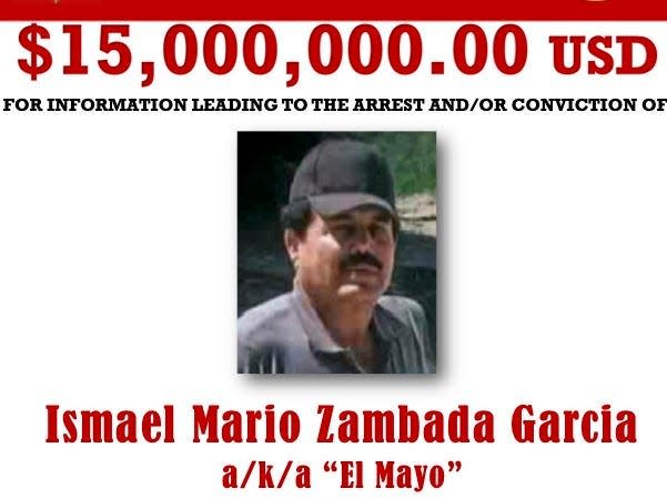 The US ups its multimillion-dollar rewards for 2 Sinaloa cartel leaders as another war brews for control of the cartel