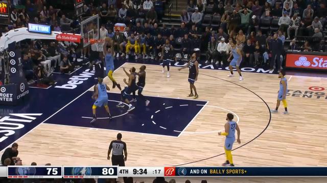 John Konchar with a dunk vs the Minnesota Timberwolves