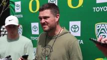 Watch: Oregon football's Dan Lanning talks the NFL draft and what it means for the Ducks