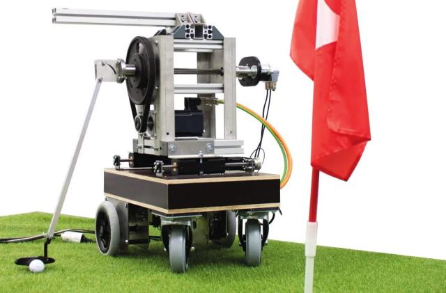 Putting robot Golfi