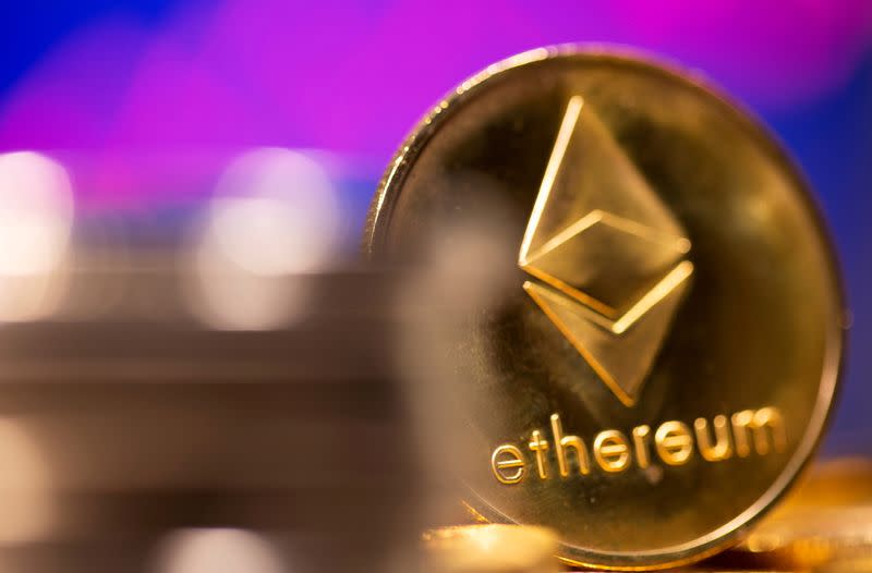 Ethereum extends gains to rise 8%; bitcoin firms - Yahoo Finance