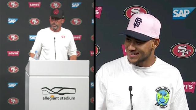 49ers Post Game: Kyle Shanahan and Trey Lance