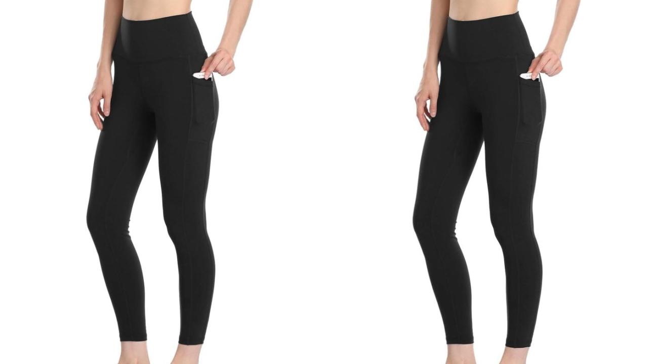 TOPYOGAS Women's Casual Bootleg Yoga Pants V Crossover High Waisted Flare  Workout Pants Leggings