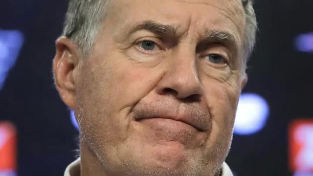 Patriots coach Bill Belichick cuts off questions about Antonio Brown quickly
