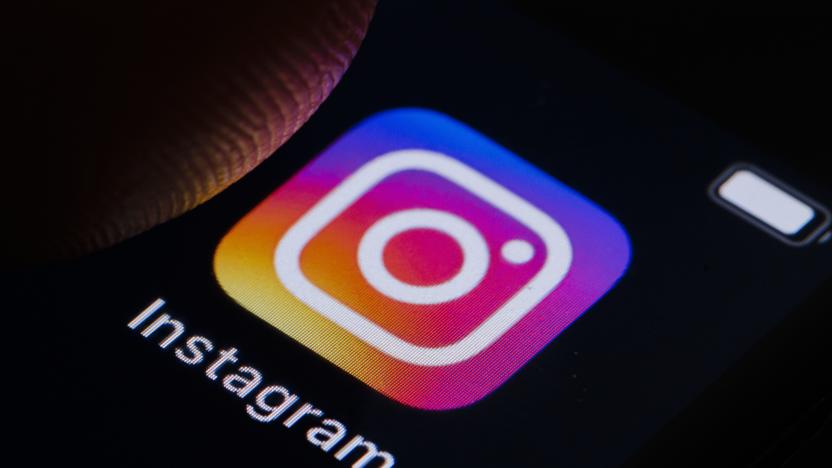 BERLIN, GERMANY - MARCH 10: In this photo illustration the logo of Instagram can be seen on a smartphone on March 10, 2022 in Berlin, Germany. (Photo Illustration by Thomas Trutschel/Photothek via Getty Images)