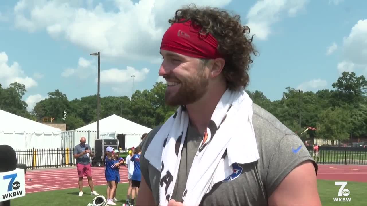 Buffalo Bills Tight End Dawson Knox Speaks for First Time