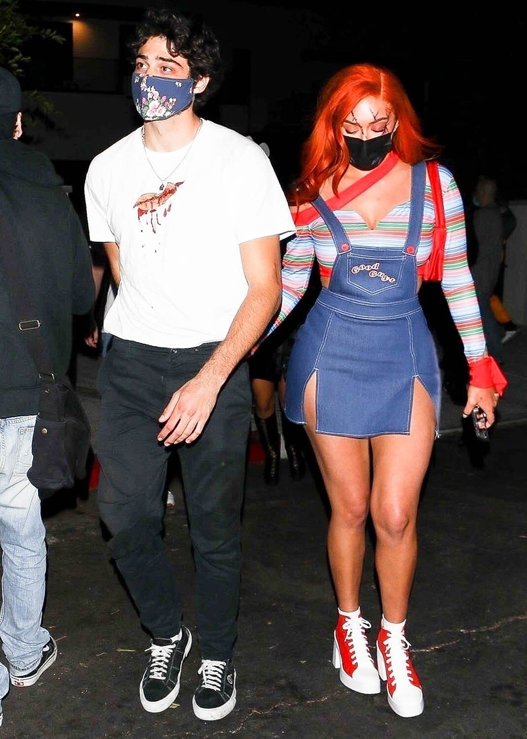 Noah Centineo And Stassie Karanikolaou Hold Hands While Celebrating Halloween Together