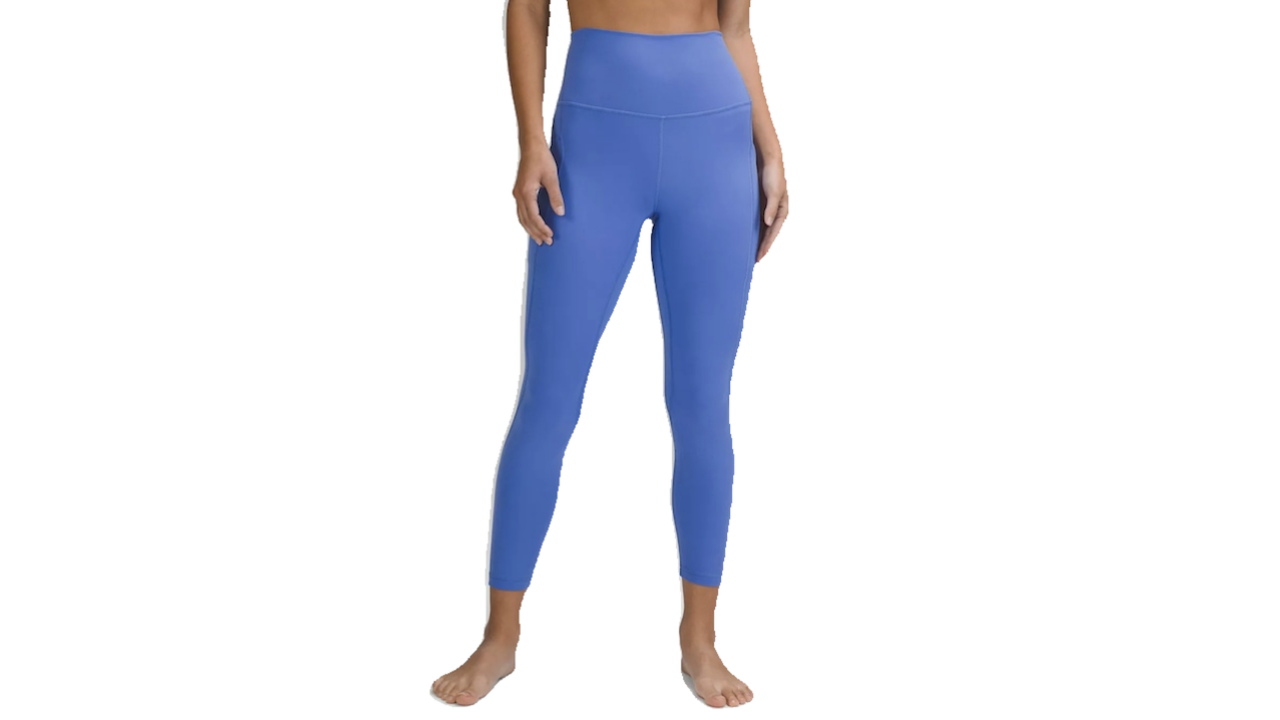 ODODOS Women's High Waisted Yoga Pants with Pocket, Workout Sports Running  Athletic Pants with Pocket, Full-Length, Plus Size, Royal Blue,XXX-Large