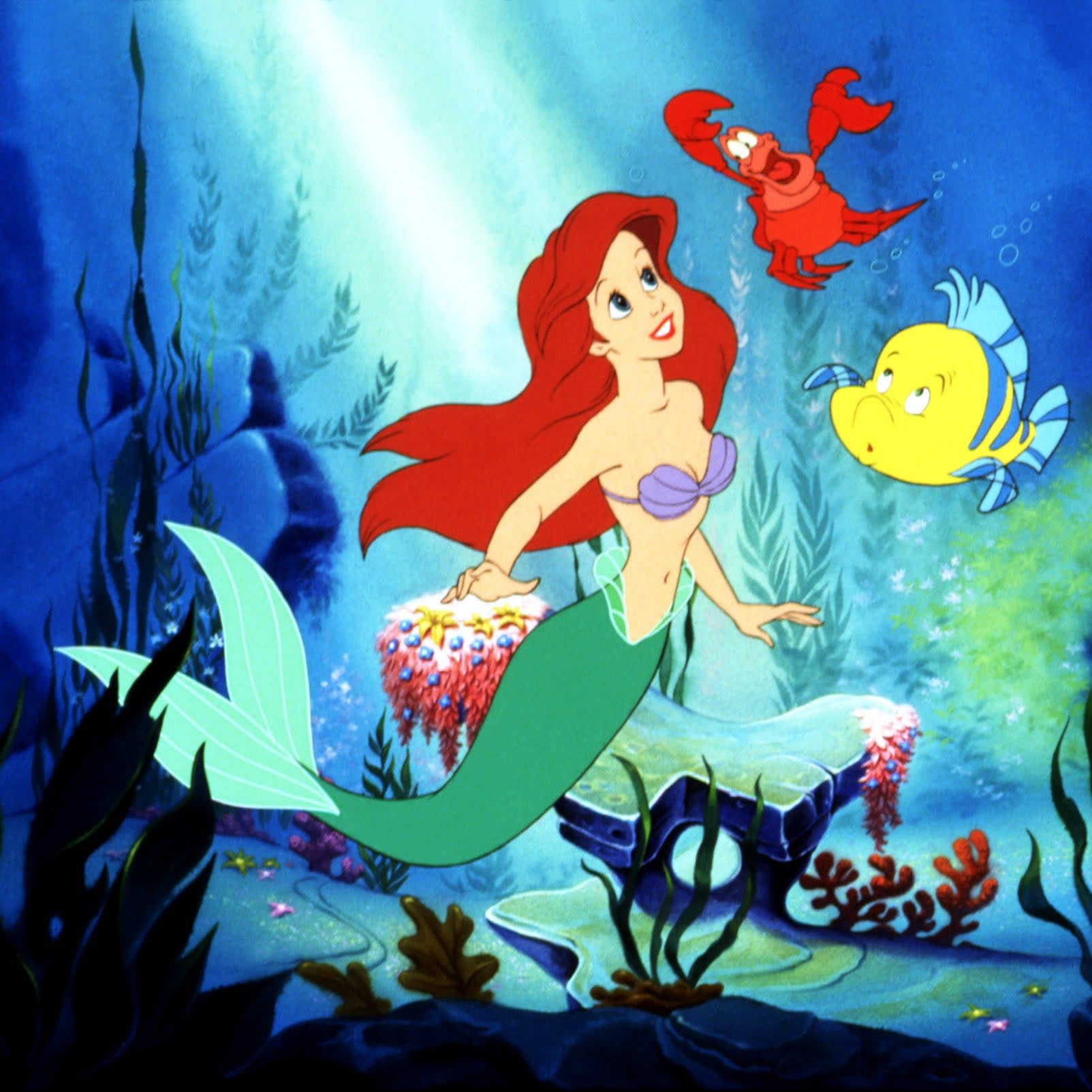 disney swimming ariel