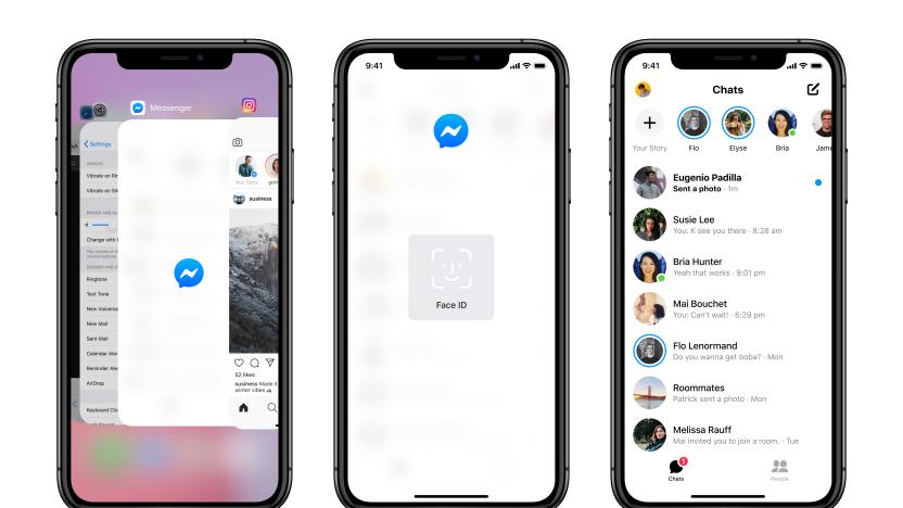 Facebook Messenger's "app lock" feature is official on iOS and will be on Android "soon."