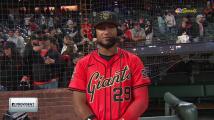 Matos praises teammates after 5-RBI performance in Giants' win over Rockies