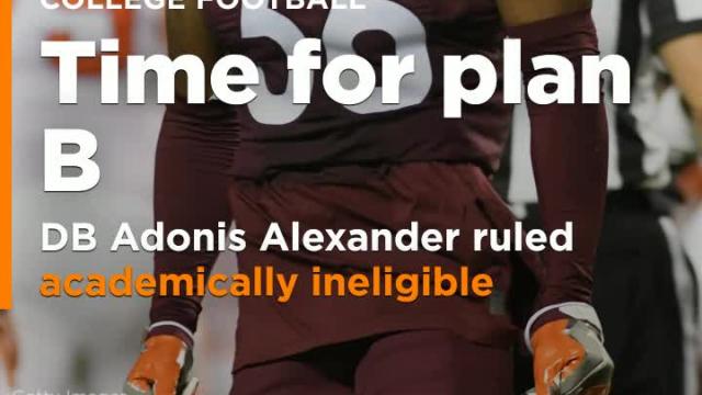 Adonis Alexander ruled academically ineligible