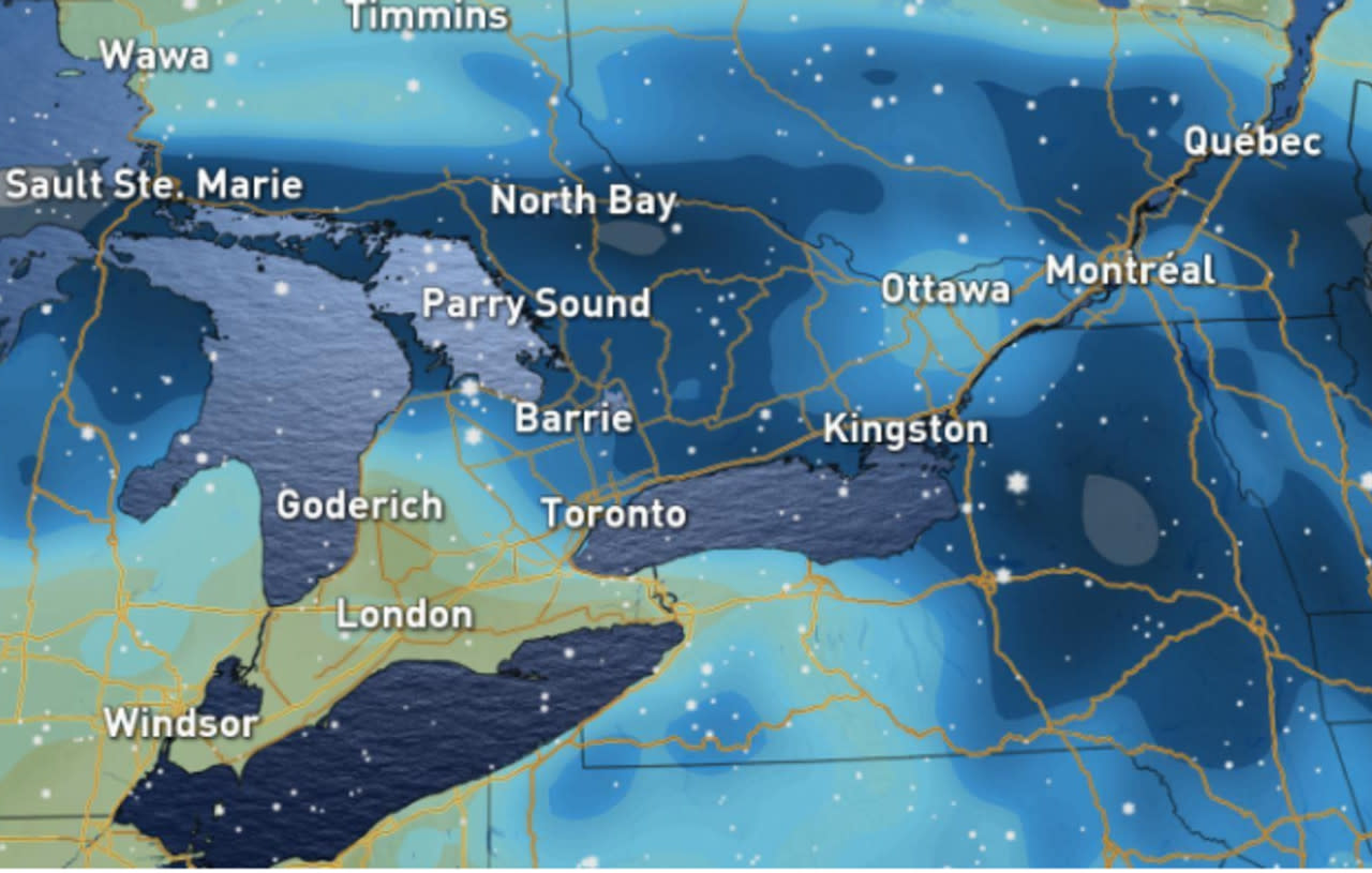 Ontario: Travel impact expected with heavy snow, ice Sunday