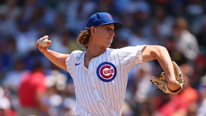 Getty Images - CHICAGO, ILLINOIS - MAY 23: Ben Brown #32 of the Chicago Cubs delivers a pitch during the first inning against the Atlanta Braves at Wrigley Field on May 23, 2024 in Chicago, Illinois. (Photo by Michael Reaves/Getty Images)