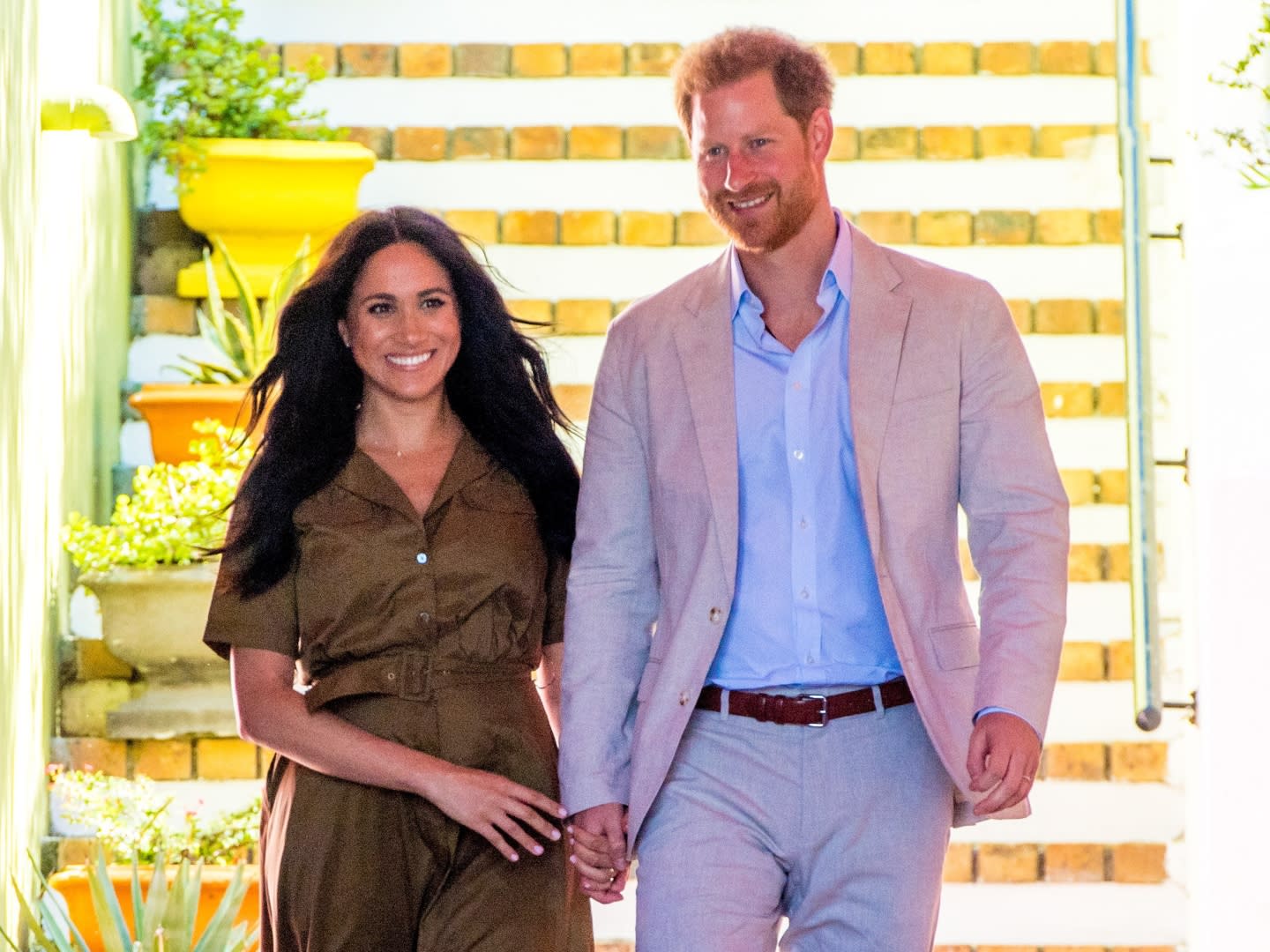 Prince Harry & Meghan Markle Jumped Back in the Royal Family Group Chat to Share Photos of Baby Lilibet - Yahoo Entertainment